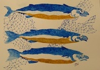 Three Fish  -  Watercolour