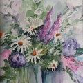 Flower Vase -  Watercolour 