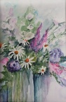 Flower Vase -  Watercolour 