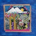 In the Garden -  Fabric Art