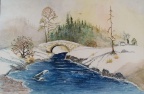 River Wye Bakewell - Watercolour