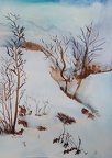 Mid Winter  -  Watercolour